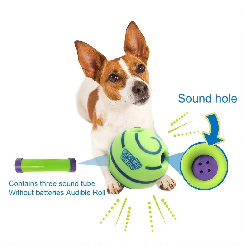 Interactive Pet Ball Toy for Dogs & Cats with Fun Giggle Sounds