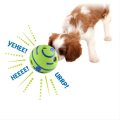 Interactive Pet Ball Toy for Dogs & Cats with Fun Giggle Sounds