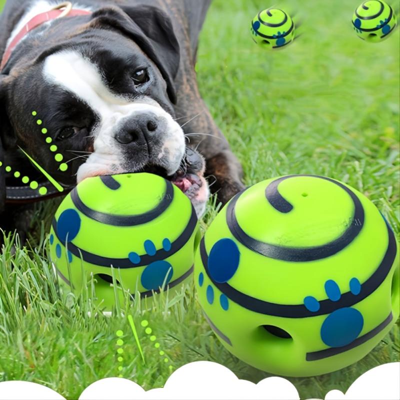 Interactive Pet Ball Toy for Dogs & Cats with Fun Giggle Sounds