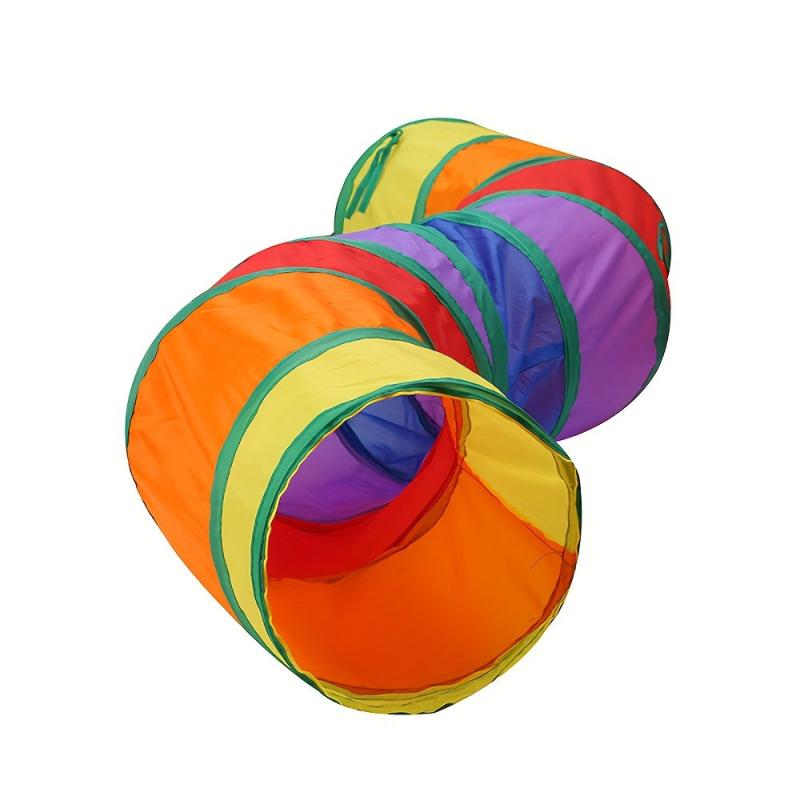 Foldable S Shaped Cat Tunnel for Indoor Cats - Endless Fun and Exercise