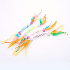 Interactive Bite Resistant Cat Feather Toy for Hours of Fun