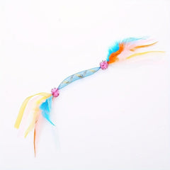 Interactive Bite Resistant Cat Feather Toy for Hours of Fun