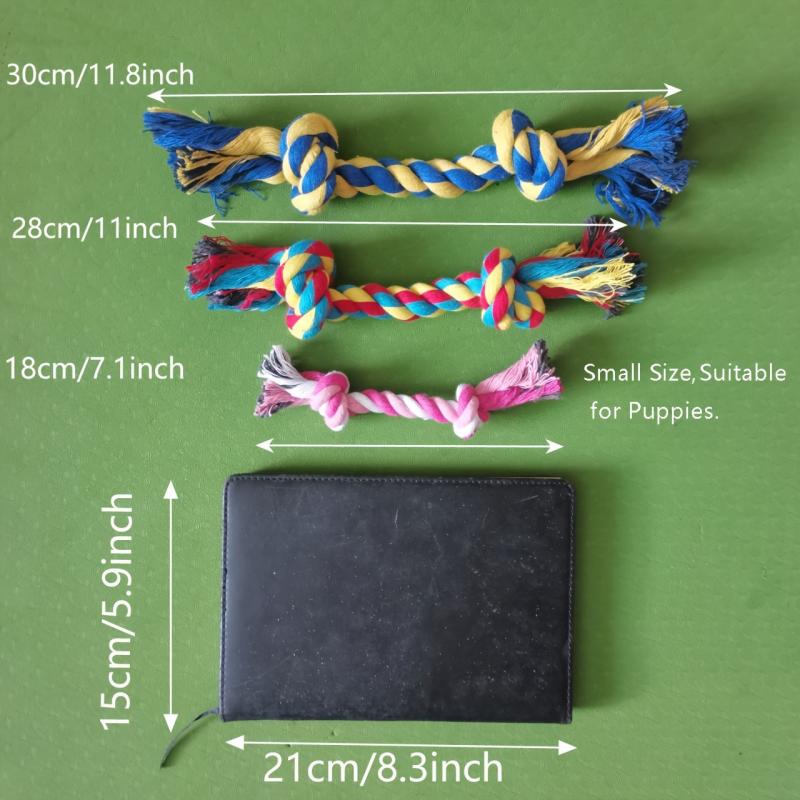 Teeth Cleaning Rope Knot Toy For Cat And Dog