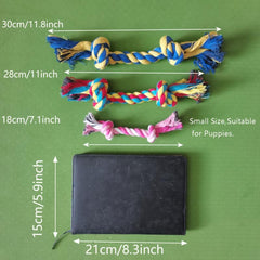 Teeth Cleaning Rope Knot Toy For Cat And Dog