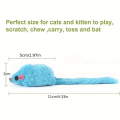 Plush Cat Chew Toys Kitten Interactive Toys