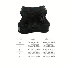 Soft Mesh Dog Harness Adjustable Step In Vest for Dogs