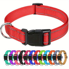 Taglory Reflective Dog Collar for All Breeds - Keep Your Dog Safe at Night