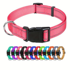 Taglory Reflective Dog Collar for All Breeds - Keep Your Dog Safe at Night