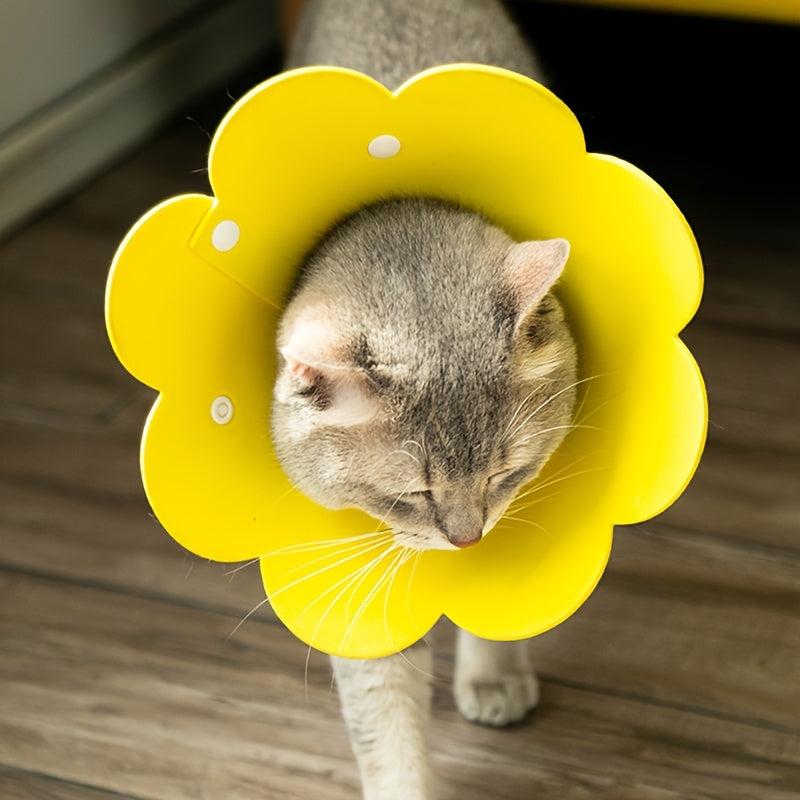 Sunflower Pet Collar Cat Recovery Anti Licking Collar For Cat