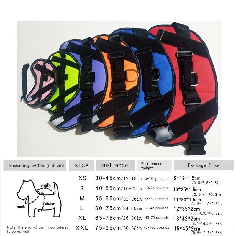Adjustable Dog Vest Harness for Outdoor Walking