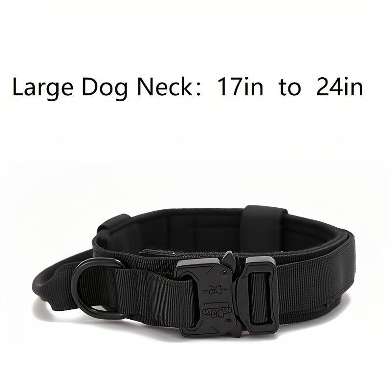 Nylon Dog Collar with Alloy Buckle for Medium and Large Dogs