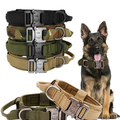 Tactical Dog Collar Military Dog Collar Adjustable Dog Training Collar