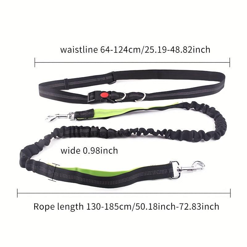 Explosion-proof Elastic Nylon Pet Running Lead Rope Leash Hands Dog Leash