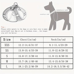 Breathable Mesh Reflective Dog Harness And Leash Set