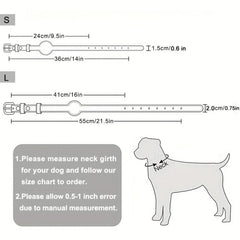 Adjustable Leather Dog Collar Holder For Airtag Anti Lost Durable