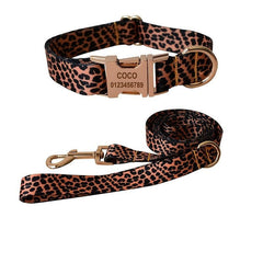 Custom Personalized Pet Dog Collar With Engraved Metal Buckle