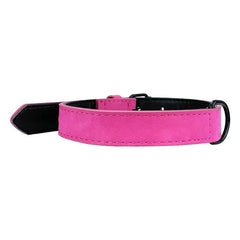 Personalized Dog Collar UV Print Dog Name Phone Number Soft Leather