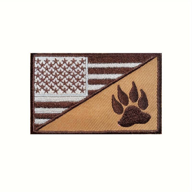 Service Dog Patches Pet In Training American Flag Patch