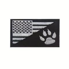 Service Dog Patches Pet In Training American Flag Patch