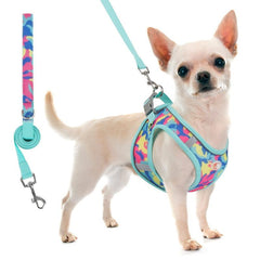 Camouflage Dog Chest Strap Mesh Vest Harness for Small and Medium Dogs