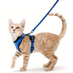 Escape Proof Cat Harness and Leash Soft Adjustable Vest