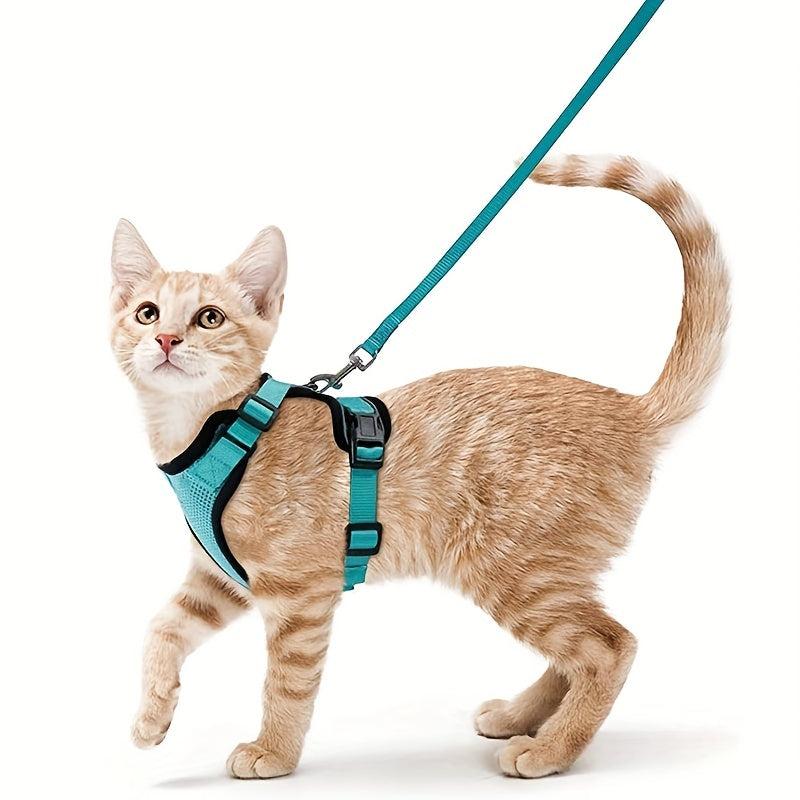 Escape Proof Cat Harness and Leash Soft Adjustable Vest