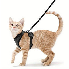 Escape Proof Cat Harness and Leash Soft Adjustable Vest