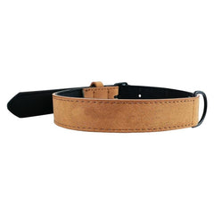 Personalized Leather Dog Collar - Custom Name - Small Medium Large Dog