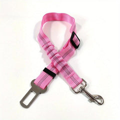 Adjustable Pet Car Seat Belt for Dogs and Cats with Reflective Strip