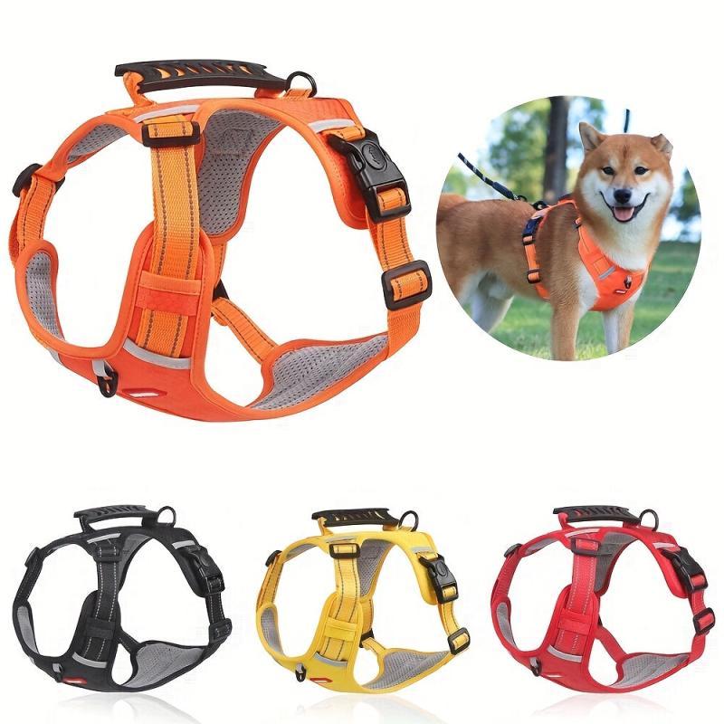 Adjustable No Pull Dog Harness with Training Handle and Soft Padding