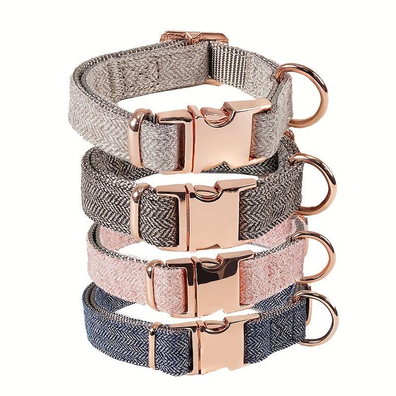High Quality Pet Collar for Dogs with Cloth Material