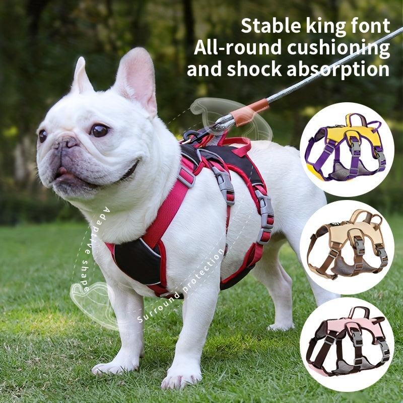Tactical Dog Harness for Small Medium Large Dogs Soft Handle Anti Breakaway