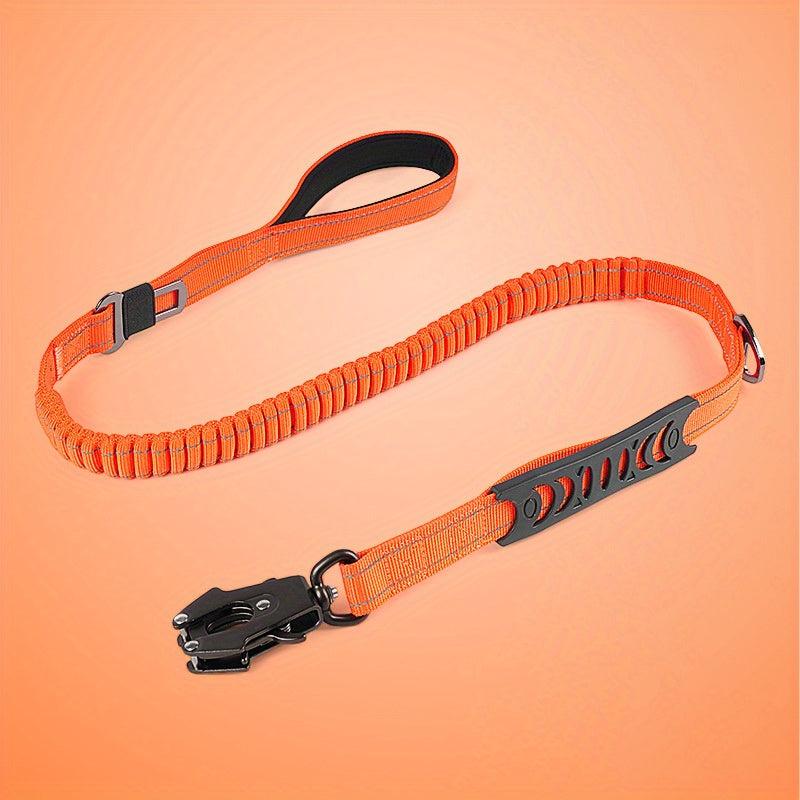 Retractable Dog Leash with Elastic Adjustment for Training & Comfort