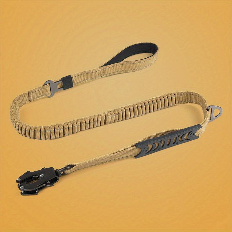 Retractable Dog Leash with Elastic Adjustment for Training & Comfort