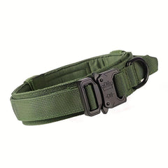 Nylon Tactical Dog Training Collar for Large & Medium Dogs