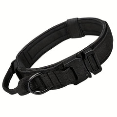 Nylon Tactical Dog Training Collar for Large & Medium Dogs