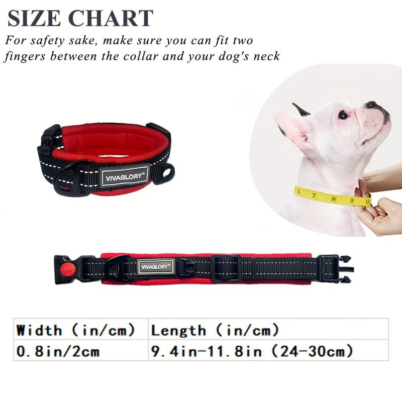 Neoprene Padded Dog Collar - Adjustable & Comfortable