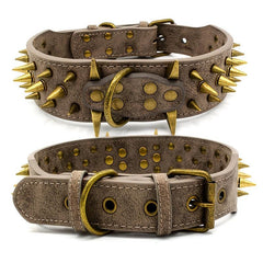 Punk Style Rivet Leather Dog Collar