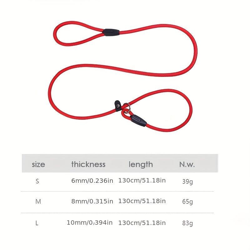 Heavy Duty P-Shaped Chain Dog Leash for Strong Control