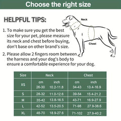 No Pull Dog Harness with Dual Leash Clips and Soft Padding
