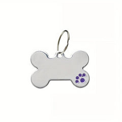 Stylish Alloy Bone Shaped ID Tag for Pet Safety