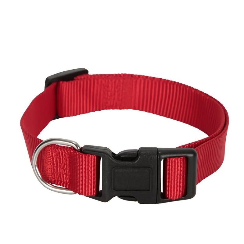 Adjustable Nylon Pet Collar for Dogs and Cats