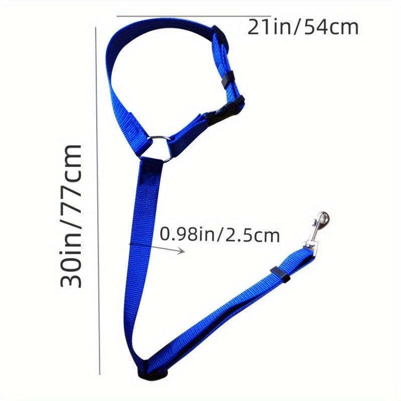 Adjustable Dog Harness Car Safety Rope Pet Seat Belt Traction Rope