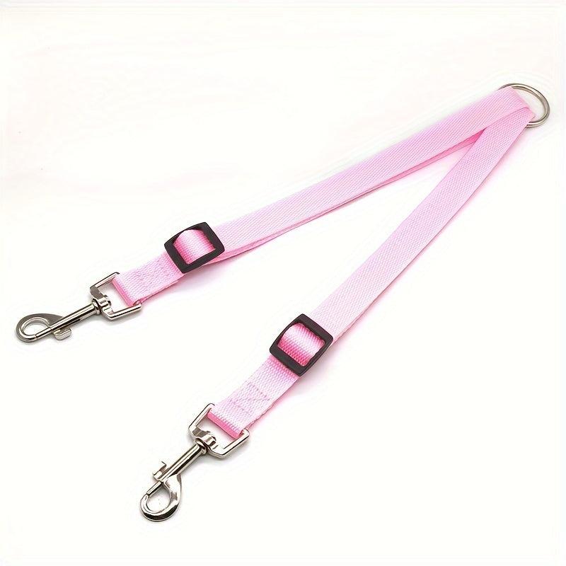 Adjustable Double Headed Dog Leash for Outdoor Activities