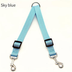 Adjustable Double Headed Dog Leash for Outdoor Activities