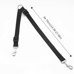 Adjustable Double Headed Dog Leash for Outdoor Activities