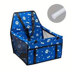 Pet Dog Booster Car Seat with Clip On Leash