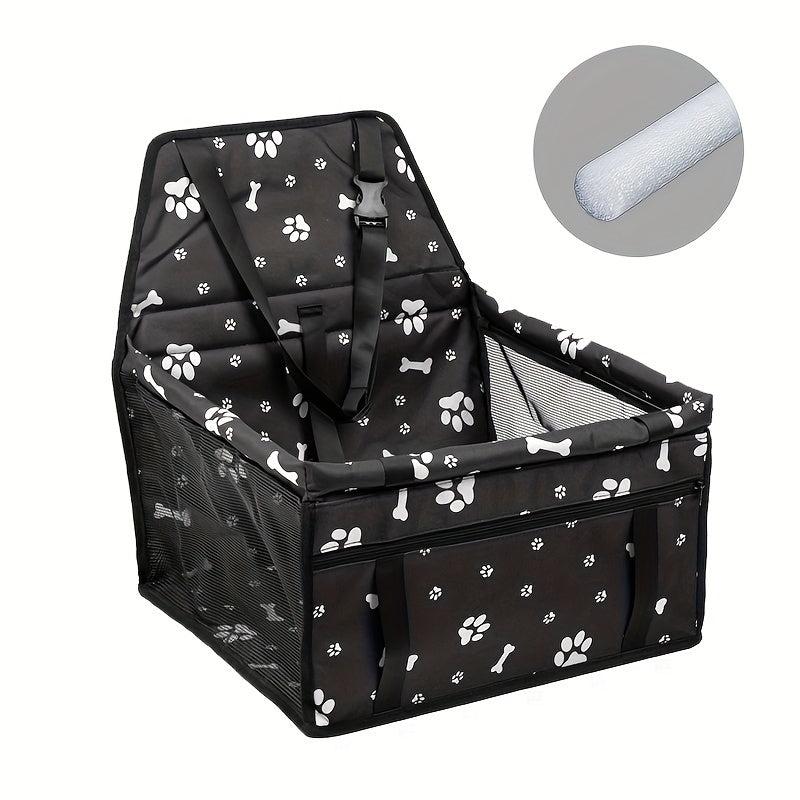 Pet Dog Booster Car Seat with Clip On Leash