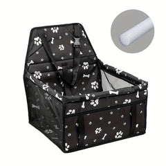Pet Dog Booster Car Seat with Clip On Leash