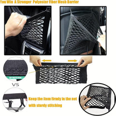 4 Layer Car Net Pocket Handbag Holder & Dog Net Barrier